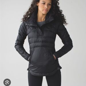 Lululemon Down filled pullover hoodie